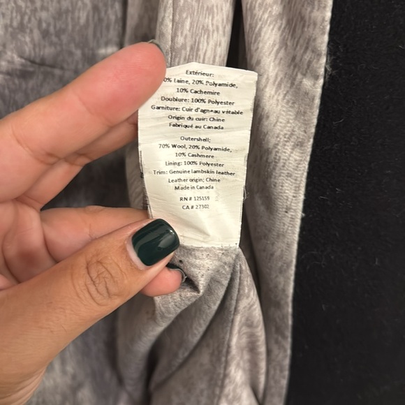 SOIA & KYO | Black Wool Belted Coat - Picture 5 of 5